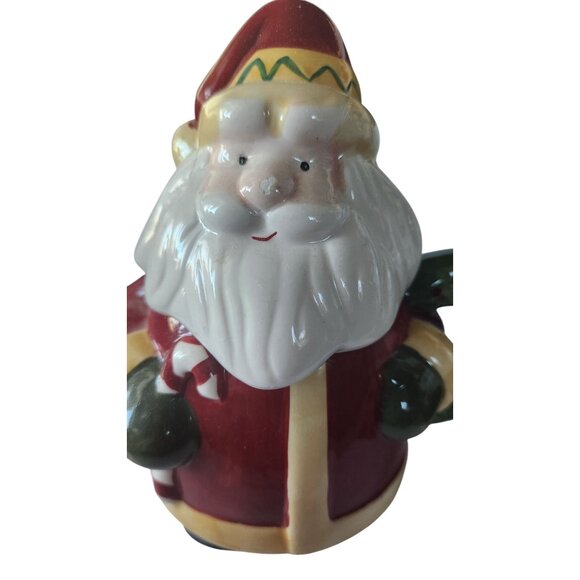 Mug Tea Pot Vintage Ceramic Santa Claus Holiday Mug With Handle  6 x 5 - Picture 1 of 16